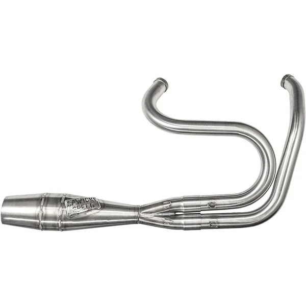 Sawicki Stainless Shorty Cannon Exhaust for 1991-2017 Harley Dyna - Brushed