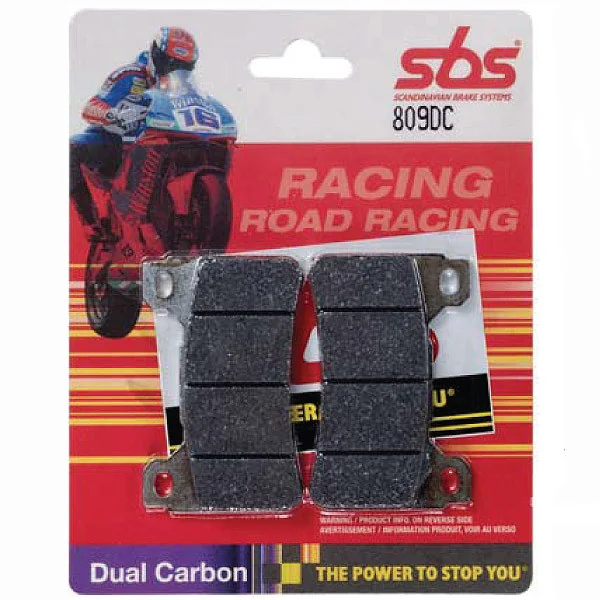 SBS Ducati 1199 Panigale /R/S/Tri-Color 12-14 Dual Carbon Racing Front Brake Pads