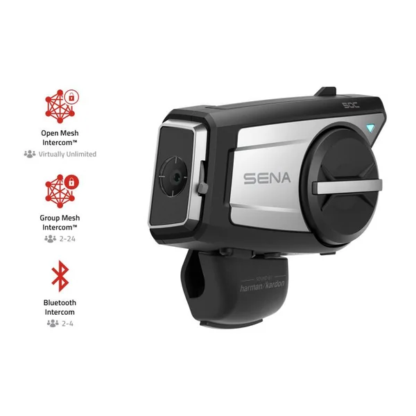 Sena 50C Bluetooth Comm System and 4K Camera System
