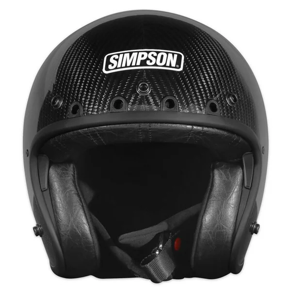 Simpson 3/4" Chopper Helmet - Carbon Fiber - Image 2