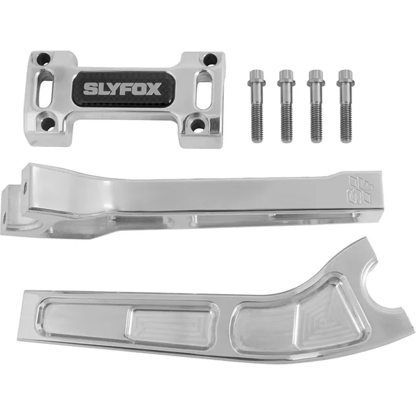 Slyfox 1-1/8" Pullback Handlebar Riser Kit for Harley - Image 4