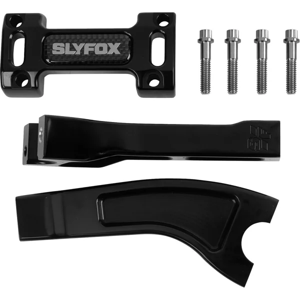 Slyfox 1-1/8" Pullback Handlebar Riser Kit for Harley - Image 5