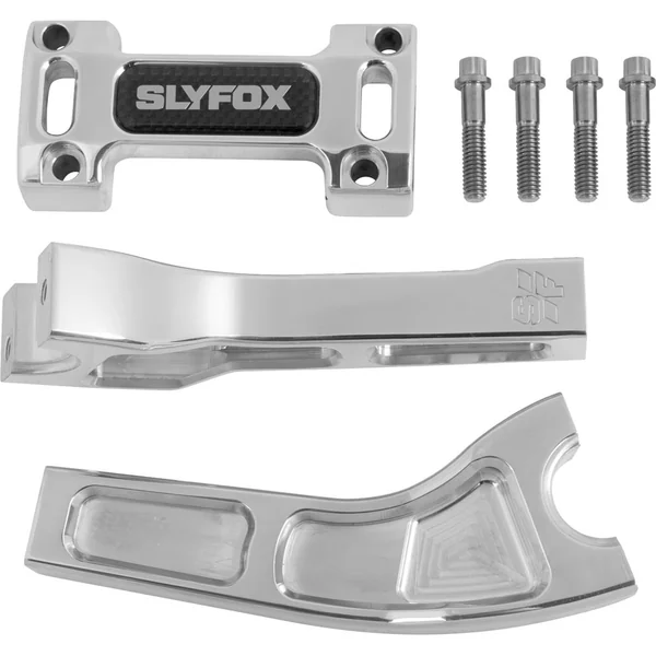 Slyfox 1-1/8" Pullback Handlebar Riser Kit for Harley - Image 6