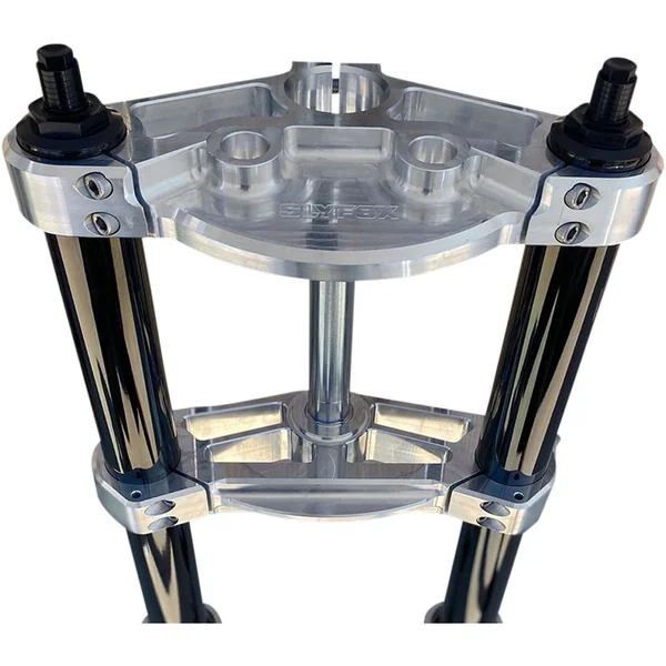 Slyfox 49mm Triple Trees for 2014-2023 Harley Touring - Raw