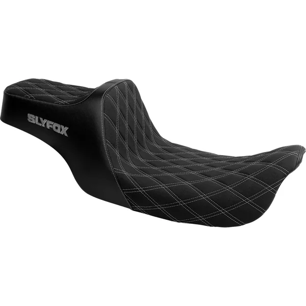 Slyfox Highnoon 2-Up Seat for 2004-2022 Harley Sportster - Image 3
