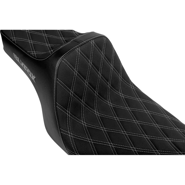 Slyfox Highnoon 2-Up Seat for 2006-2017 Harley Dyna - Image 3