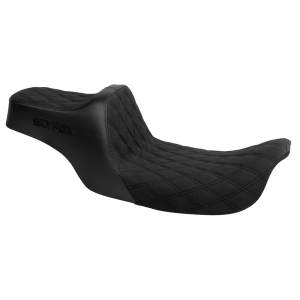 Slyfox Highnoon Diamond Seat for 1997-2007 Harley Touring