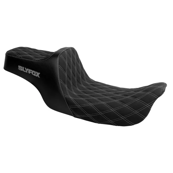 Slyfox Highnoon Diamond Seat for 1997-2007 Harley Touring - Image 3