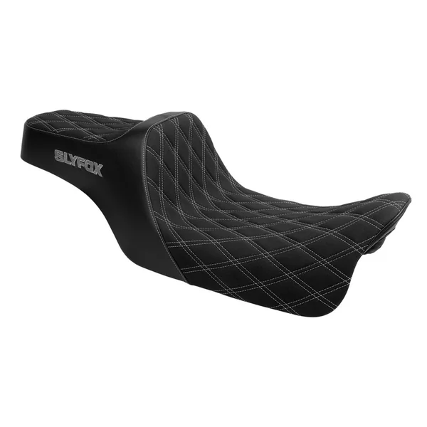 Slyfox Highnoon Diamond Seat for 2008-2023 Harley Touring - Image 2