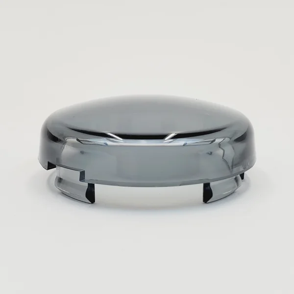 Smoked Bullet Turn Signal Lens for Harley Models - 2-3/8" Diameter POLYCARBONATE Lens for LEFT or RIGHT Side - Image 4