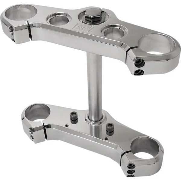 Speed Merchant 49mm Elite Triple Trees for 2006-2017 Harley Dyna - Polished