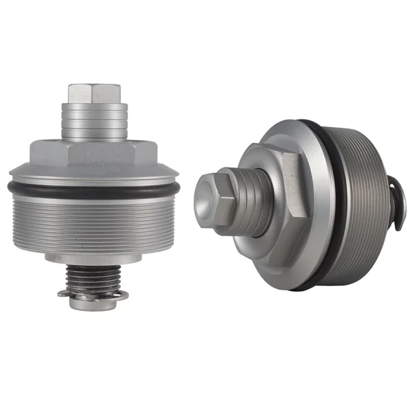 Speed Merchant 49mm Preload Adjusters for Harley - Raw Machined