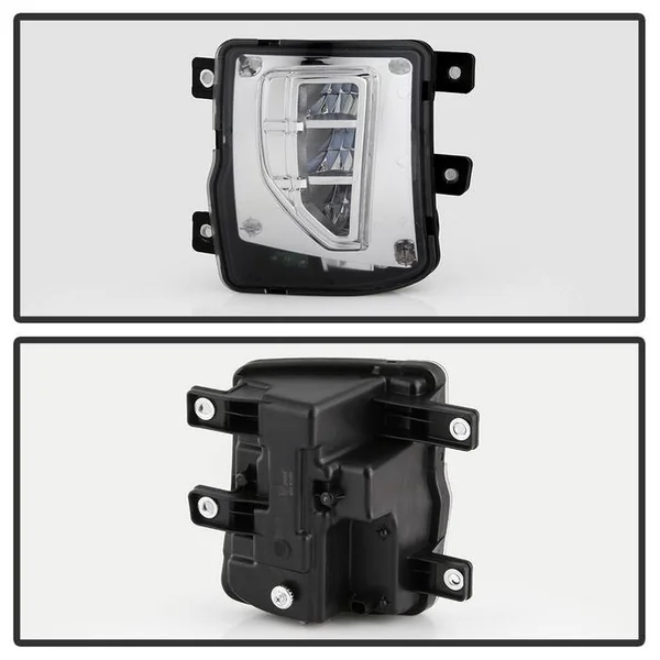 Spyder Chrome LED Fog Light Kit w/Switch2016-2018 Silverado 1500 - Image 2