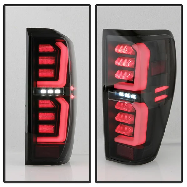 Spyder LED Tail Lights, Smoke Lens and Black Housing2019-2021 Silverado 1500 w/ Factory LED Bulbs - Image 2