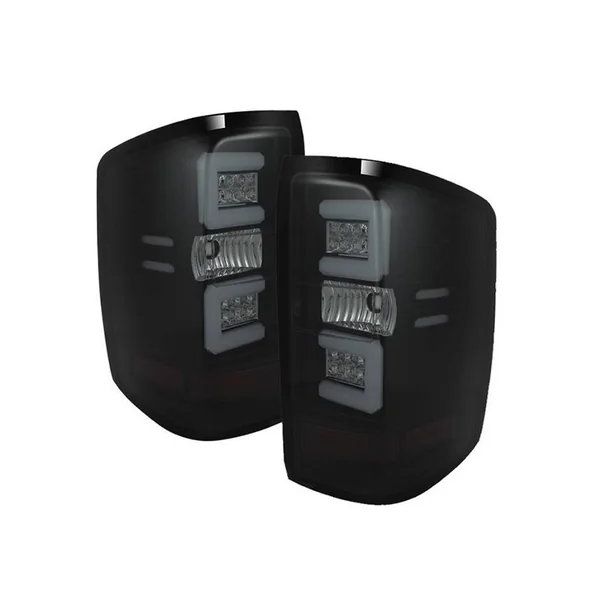 Spyder LED Tail Lights, Smoked Lens and Black Housing2014-2018 Silverado 1500, 2015-2019 Silverado 2500HD/3500HD