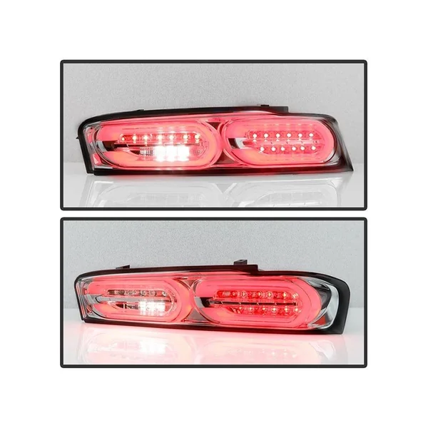 Spyder Sequential LED Tail Lights, Clear Lens and Chrome Housing2016-2018 Camaro RS w/o Factory Halogens - Image 3