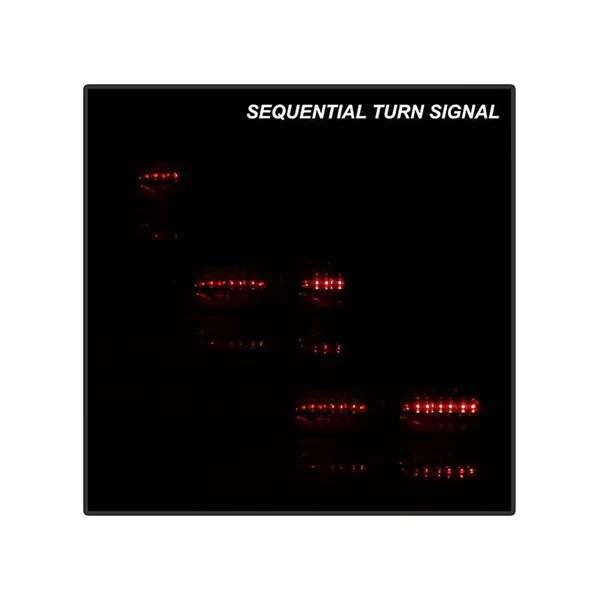 Spyder Sequential LED Tail Lights, Clear Lens and Chrome Housing2016-2018 Camaro RS w/o Factory Halogens - Image 6