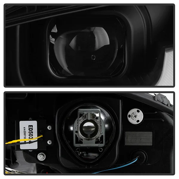 Spyder Signature Series Sequential Headlights, Clear Lens and Black Housing2005-2013 Corvette - Image 4