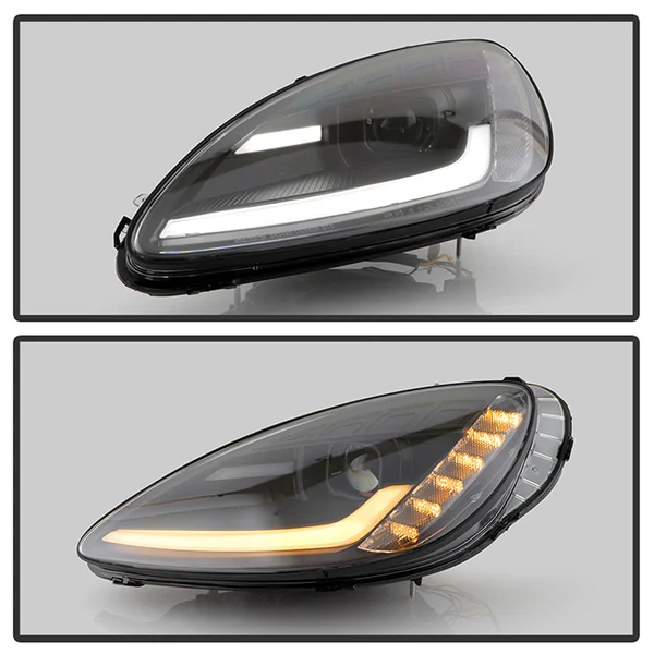 Spyder Signature Series Sequential Headlights, Clear Lens and Black Housing2005-2013 Corvette - Image 8