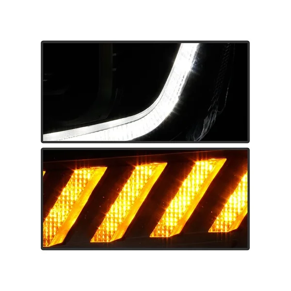 Spyder Signature Series Sequential Headlights, Clear Lens and Black Housing2016-2018 Camaro w/ RS Package - Image 5