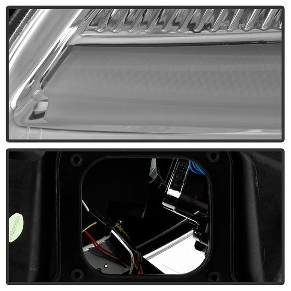 Spyder Signature Series Sequential Headlights, Clear Lens and Chrome Housing2005-2013 Corvette - Image 4