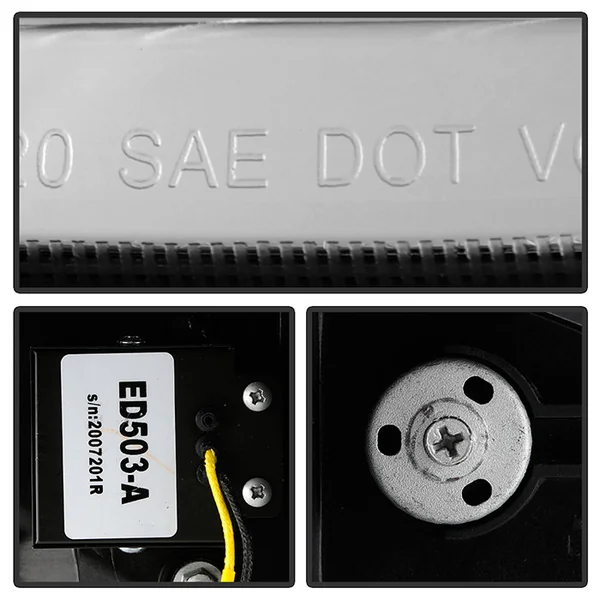 Spyder Signature Series Sequential Headlights, Clear Lens and Chrome Housing2005-2013 Corvette - Image 6