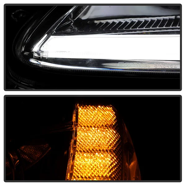 Spyder Signature Series Sequential Headlights, Clear Lens and Chrome Housing2005-2013 Corvette - Image 10