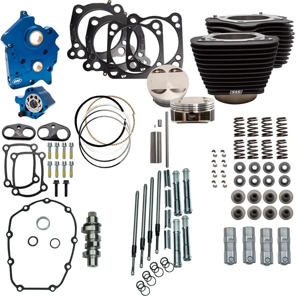 S&S 128" Power Package Big Bore Kit Oil-Cooled for 114"/117" Harley M8 - Image 3