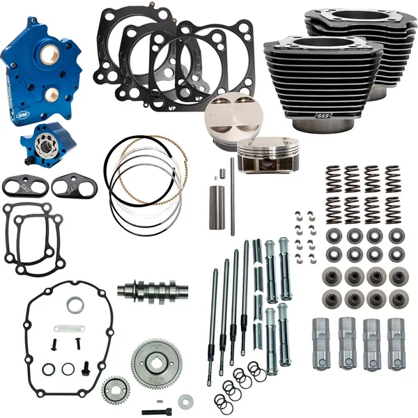 S&S 128" Power Package Big Bore Kit Oil-Cooled for 114"/117" Harley M8 - Image 4