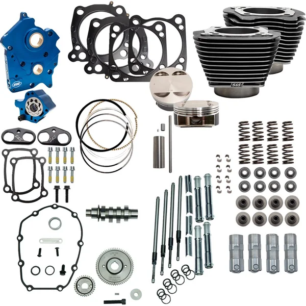 S&S 128" Power Package Big Bore Kit Water-Cooled for 114"/117" Harley M8 - Image 2