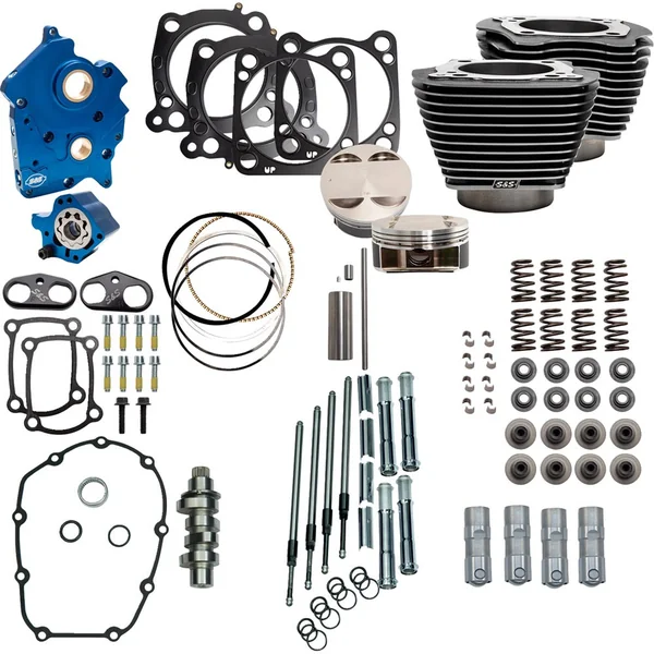 S&S 128" Power Package Big Bore Kit Water-Cooled for 114"/117" Harley M8 - Image 3