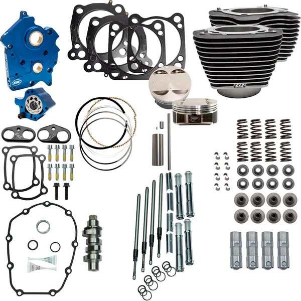 S&S 128" Power Package Big Bore Kit Water-Cooled for 114"/117" Harley M8 - Image 4