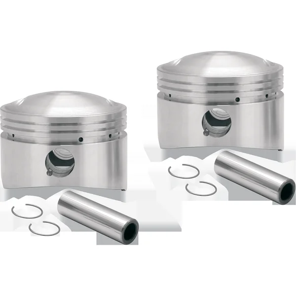 S&S Cycle® 0.020" Bore Forged Low Compression Aluminum 80" Piston Kit for 1941-1984 Harley Models with Big Twin Motor, with All Necessary Hardware - Made in U.S.A. - 106-5513 - Image 2