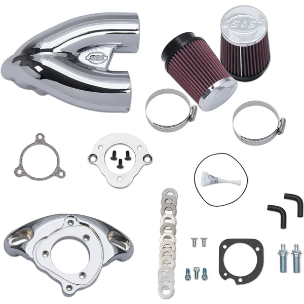 S&S Cycle® Chrome Tuned Induction Air Cleaner for Harley 2008-2016 FLHT, FLHR, FLHX, FLTR; 2016-2017 FXDLS; 2016-2017 Softail; 2014-2015 FLSTSE; 2013-2015 FXSBSE; 2011-2012 FLSTNSE Models, with TBW and Hardware - Made in U.S.A. - 170-0310B - Image 7