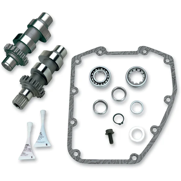 S&S Cycle® Raw Easy Start Chain Drive 551 Cam Kit for 1999-2006 Harley Models with Big Twin Motor (Except 2006 Dyna Models), with Installation Kit - Made in U.S.A. - 106-5293