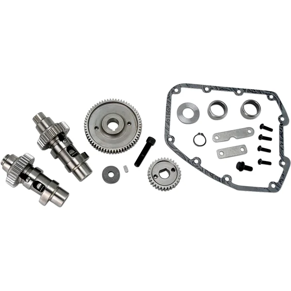 S&S Cycle® Raw Easy Start Gear Drive 585 Cam Kit for 2007-2017 Harley Models with Twin Cam Motors; 2006 Dyna Models, with Installation Kit - Made in U.S.A. - 106-5225