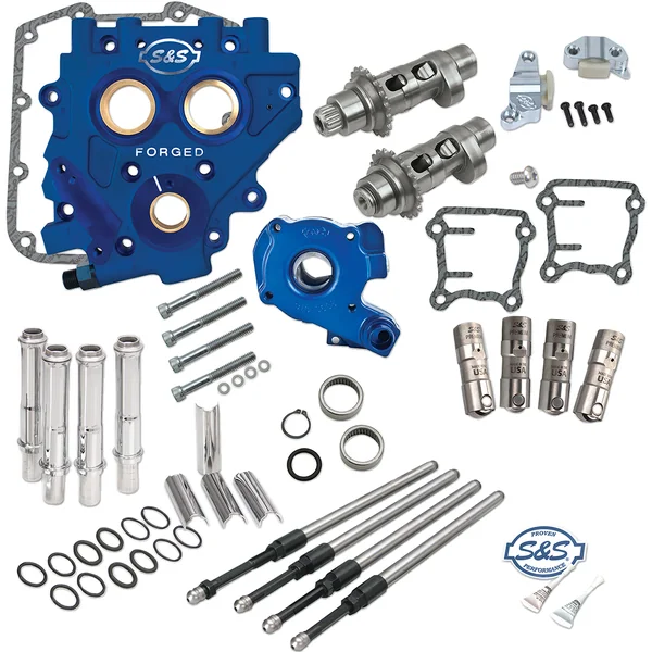 S&S Cycle® Raw Gear-Drive 551 Series Cam Chest Kit for 1999-2006 Harley Models with Twin Cam (Except 2006 Dyna Models), with Pump, Support Plate, Cams and Tappets - Made in U.S.A. - 310-0812 - Image 4