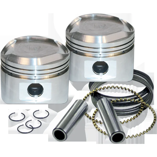 S&S Cycle® Standard Bore Forged High Compression Aluminum 89" Piston Kit for 1984-1999 Harley Models with Evolution-Style Big Twin Motors, with All Necessary Hardware - Made in U.S.A. - 106-5554 - Image 3