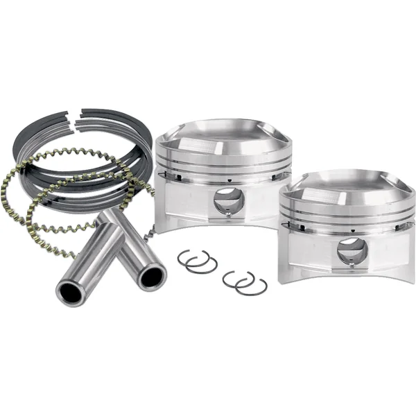 S&S Cycle® Standard Bore Forged High Compression Aluminum 89" Piston Kit for 1984-1999 Harley Models with Evolution-Style Big Twin Motors, with All Necessary Hardware - Made in U.S.A. - 106-5554 - Image 4
