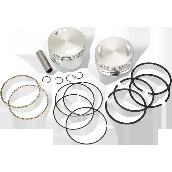 S&S Cycle® Standard Bore Forged High Compression Aluminum 89" Piston Kit for 1984-1999 Harley Models with Evolution-Style Big Twin Motors, with All Necessary Hardware - Made in U.S.A. - 106-5554 - Image 6
