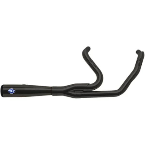 S&S Diamondback 2-1 Black Exhaust for 2017-2023 Harley Touring - Race Only
