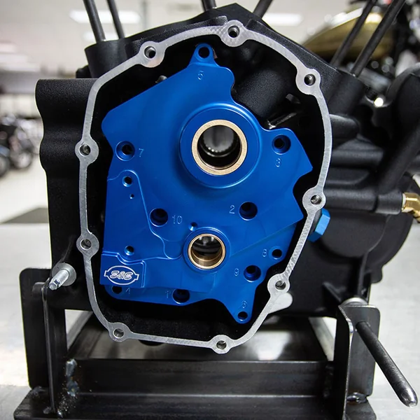 S&S Oil Pump and Cam Support Plate Kit for 2017-2026 Harley M8 - Image 2