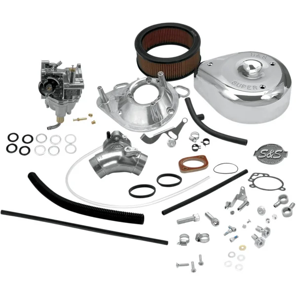 S&S Super E Carburetor Kit with Manifold for 1993-1999 Harley Big Twin