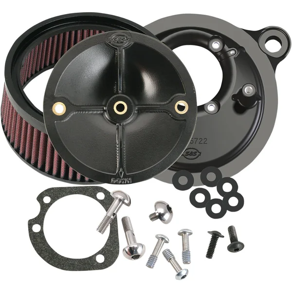 S&S Super Stock Stealth Air Cleaner Kit for 1999-2006 Harley Twin Cam E/G Carb