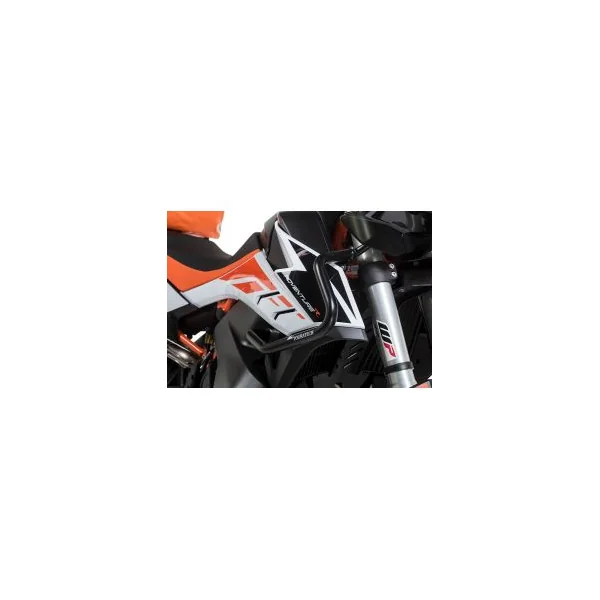 Stainless steel fairing crash bar, black for KTM 890 Adventure (-2022)/ 890 Adventure R (-2022)/ 790 Adventure/790 Adventure R (-2022)
