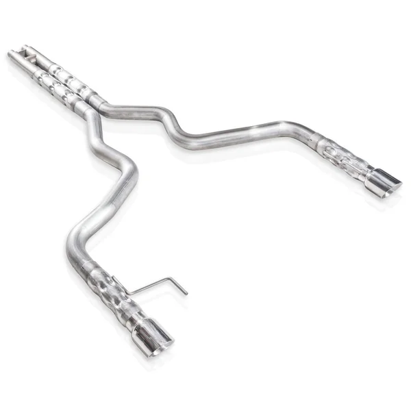 Stainless Works 2.5" Retro Chambered Cat-Back Exhaust w/ H-Pipe, Performance Connect2015-2017 Mustang GT