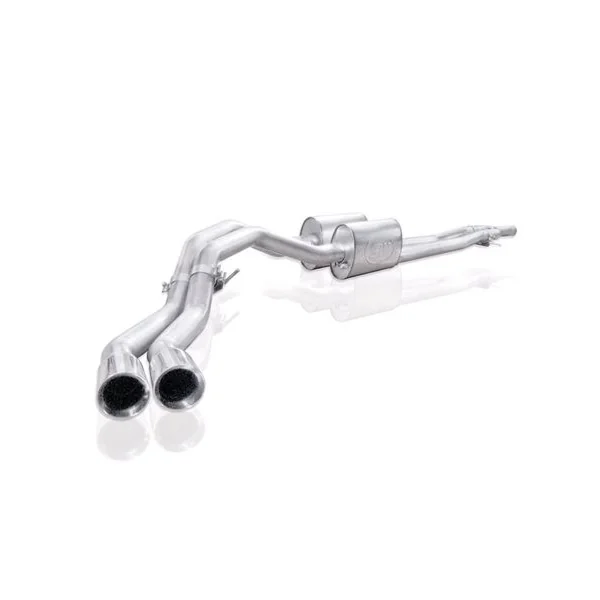 Stainless Works 3" Cat-Back Dual Exhaust, Factory Connect, Exits Behind Rear Tire2014-2018 Silverado & GMC Sierra 1500 5.3L