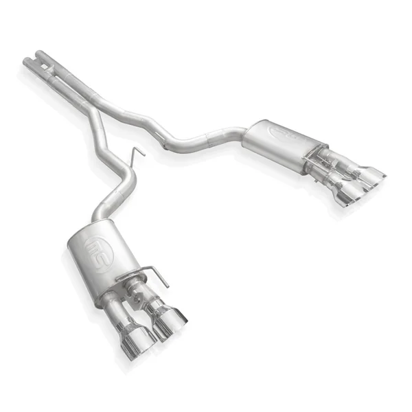 Stainless Works 3" Redline Cat-Back Exhaust w/ H-Pipe & Quad Matte Black Tips2020-2022 Mustang GT500