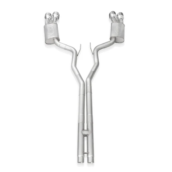 Stainless Works 3" Redline Cat-Back Exhaust w/ H-Pipe & Quad Matte Black Tips2020-2022 Mustang GT500 - Image 3