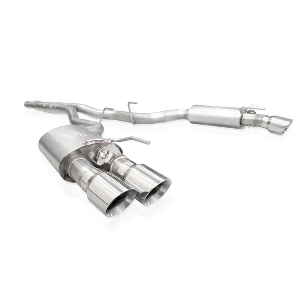 Stainless Works 3" Redline Cat-Back Exhaust w/ H-Pipe & Quad Tips, Performance Connect2024-2026 Mustang GT & Dark Horse w/ Active Exhaust - Image 2